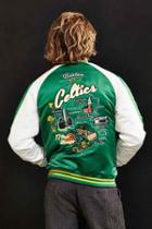 Urban Outfitters Starter X Uo Nba Boston Celtics Souvenir Jacket,green,l