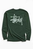 Urban Outfitters Stussy Basic Long Sleeve Tee,green,s
