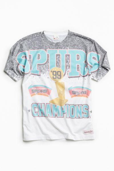 Mitchell & Ness Mitchell & Ness San Antonio Spurs Cut To The Basket Tee