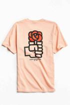 Urban Outfitters Stussy International Rose Tee,coral,xl