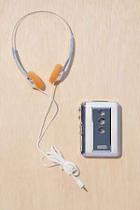 Urban Outfitters Imixid Cassette Player And Headphones,silver,one Size