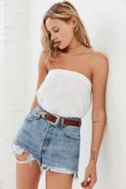 Urban Outfitters Ecote Linen Strapless Top