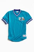 Mitchell & Ness Mitchell & Ness Nba Charlotte Hornets Mesh V-neck Top