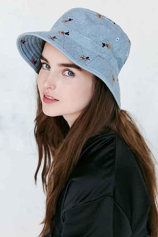 Urban Outfitters Herschel Supply Co. Disney Creek Bucket Hat,light Blue,s/m