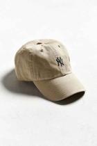 Urban Outfitters '47 Brand Ny Micro Logo Baseball Hat,tan,one Size