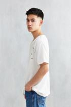 Urban Outfitters Destroyed Raw Hem Terry Tee