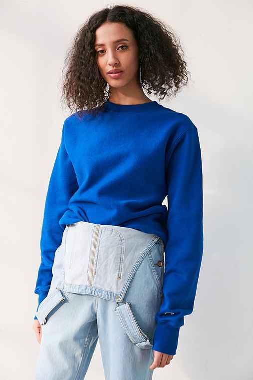 Urban Outfitters Champion Reverse Weave Crew-neck Sweatshirt,sapphire,xl