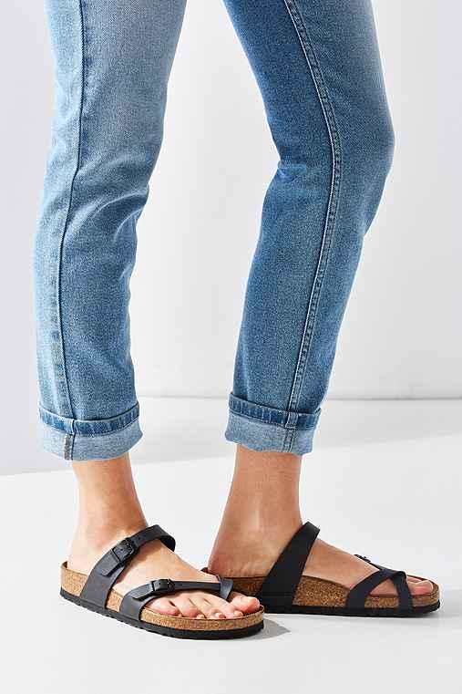 Urban Outfitters Birkenstock Mayari Slide Sandal,black,euro 36