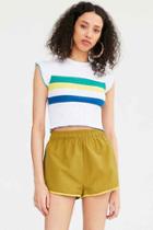 Urban Outfitters Bdg Dazed Dolphin Short,chartreuse,l