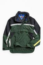 Urban Outfitters Vintage Tommy Hilfiger Green Reflective '90s Prep Sport Windbreaker Jacket