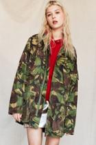 Urban Outfitters Vintage Woodland Camo Surplus Jacket