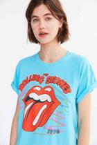 Urban Outfitters The Rolling Stones Tee,turquoise,s