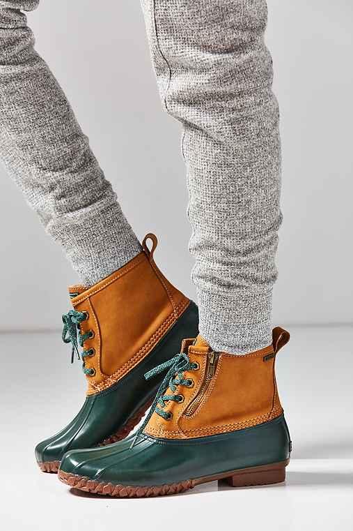 Urban Outfitters Bass Danielle Duck Boot,green,6