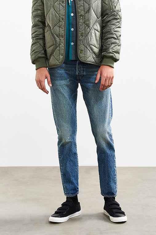 Urban Outfitters Levi's 501 Custom Tapered Rosebowl Jean,vintage Denim Medium,30/32