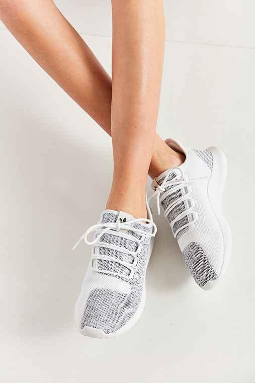 Urban Outfitters Adidas Tubular Shadow Knit Sneaker,white,w 6.5/m 5