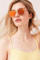 Urban Outfitters Squared Metal Frame Sunglasses
