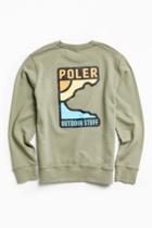 Urban Outfitters Poler Geo Bear Crew Neck Sweatshirt