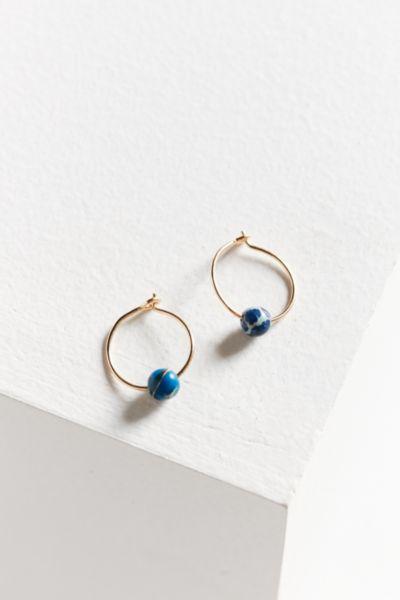 Urban Outfitters Genuine Stone Hoop Earring