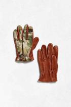 Urban Outfitters Grifter Pattern Glove,olive,xl