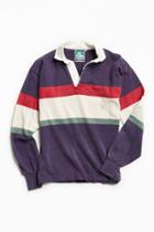 Urban Outfitters Vintage Vintage Mcintosh & Seymour Purple Multi Stripe Rugby Shirt