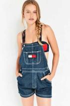 Urban Outfitters Tommy Jeans For Uo '90s Shortall Overall,rinsed Denim,s