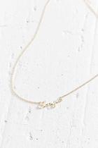 Urban Outfitters Zodiac Nameplate Necklace,scorpio,one Size