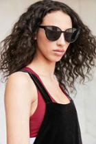 Urban Outfitters Midnight Cat-eye Sunglasses,black,one Size