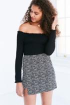 Urban Outfitters Silence + Noise Milana Side Notch Mini Skirt