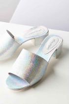 Urban Outfitters Jeffrey Campbell Beaton Mule,silver,8
