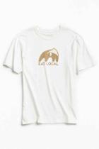 Urban Outfitters Patagonia Eat Local Upstream Tee,white,xl