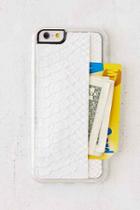 Urban Outfitters Zero Gravity Sealed With A Hiss Iphone 6/6s Wallet Case,white,one Size