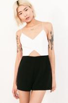 Urban Outfitters Silence + Noise Strappy Cutout Colorblock Romper