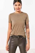 Urban Outfitters Bdg Vienna Crew Neck Tee,green,xs