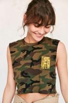 Urban Outfitters Vans & Uo Cropped Camo Tee