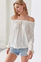 Urban Outfitters Ecote Cooper Off-the-shoulder Top