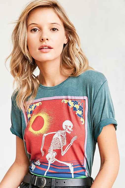 Urban Outfitters Silence + Noise Eternal Chance Tee,blue,xs