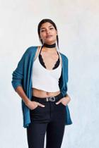 Urban Outfitters Bdg Ivy Open Cardigan,turquoise,m