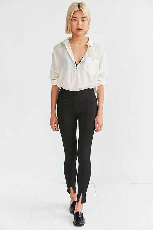 Urban Outfitters Silence + Noise Talia Split-ankle Skinny Pant,black,xs