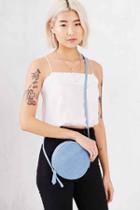 Urban Outfitters Silence + Noise Round Collar Pin Crossbody Bag,denim,one Size