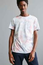 Urban Outfitters Uo Standard Fit Cloudy Tie-dye Tee,sky,m