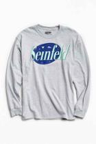 Urban Outfitters Seinfeld Logo Long Sleeve Tee,grey,l