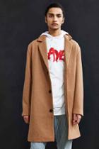 Urban Outfitters Uo Elias Top Coat,light Brown,xs