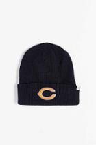 Urban Outfitters 47 Brand Bears Nfl Beanie,black,one Size