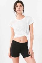 Urban Outfitters Danskin Fitted Bike Short,black,l