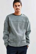 Urban Outfitters Native Youth Counterforce Crew Neck Sweatshirt,olive,m