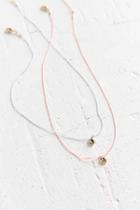 Urban Outfitters Icon Friendship Necklace Set,blush,one Size