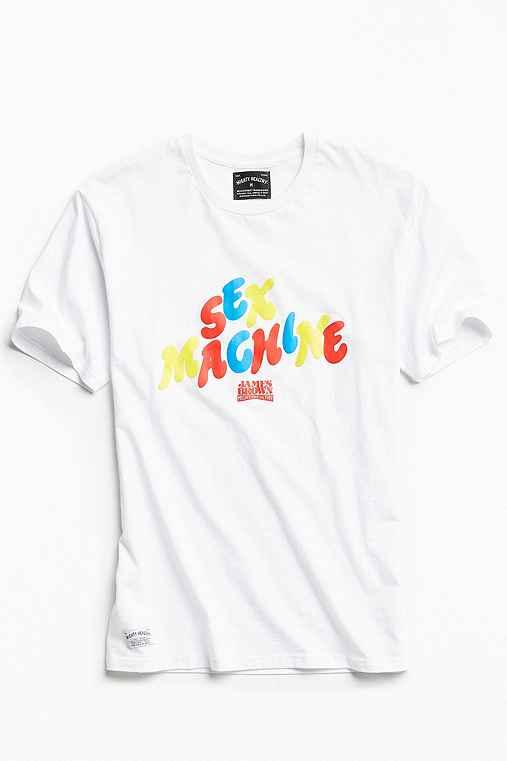Urban Outfitters Mighty Healthy X James Brown Get Up Tee,white,l