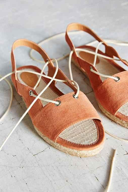 Urban Outfitters Anabelle Espadrille Flat,pink,6