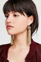 Urban Outfitters Vanessa Mooney Antoinette Tassel Earring,gold,one Size