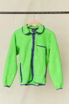 Urban Outfitters Vintage Patagonia Lime Green Fleece Jacket,assorted,one Size